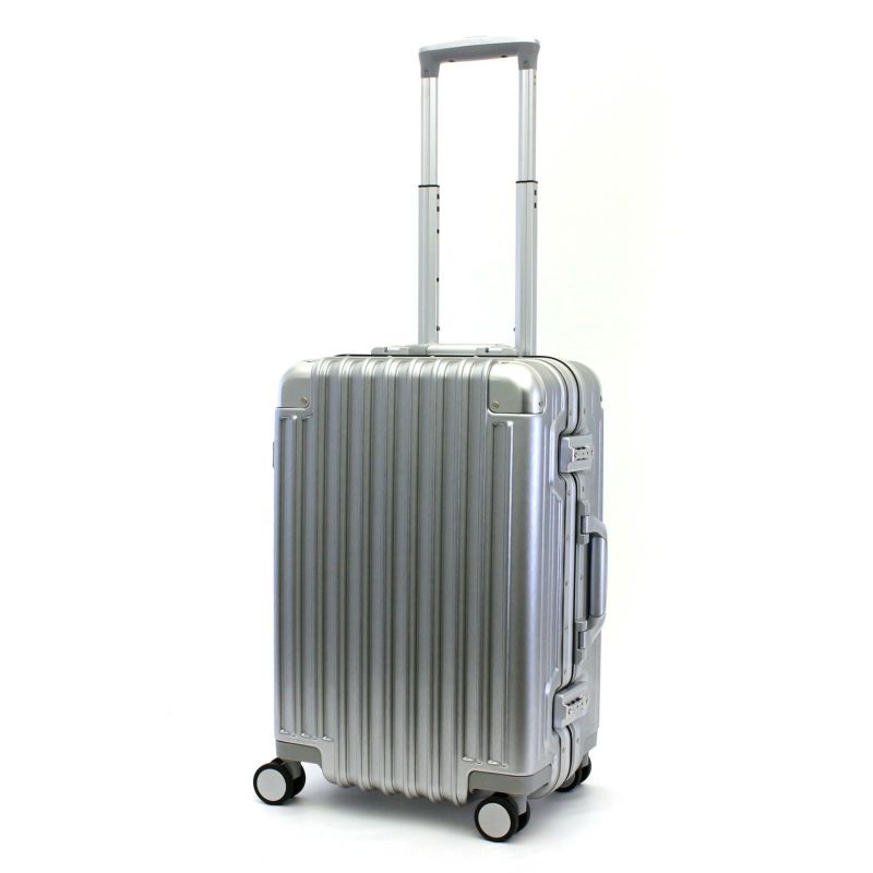 スーツケース 機内持ち込み Sサイズ 33L アルミ調 TRIDENT TRI1030-48