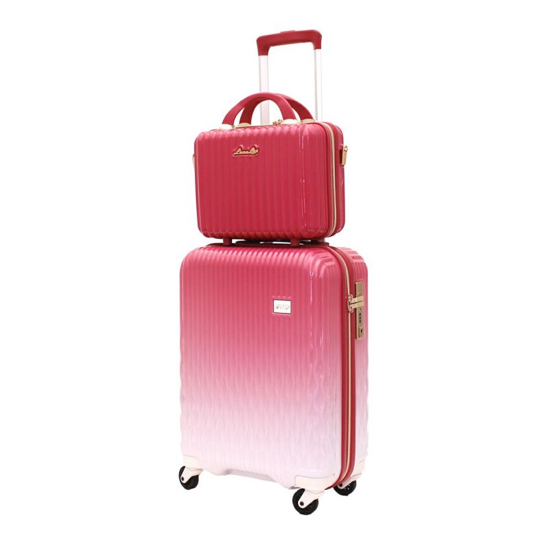 スーツケース 機内持ち込み Sサイズ ジッパータイプ ミニトランク付き ルナルクス LUN2116-48