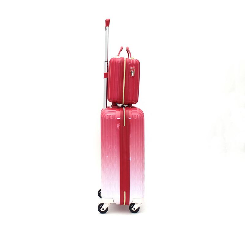 スーツケース 機内持ち込み Sサイズ ジッパータイプ ミニトランク付き ルナルクス LUN2116-48