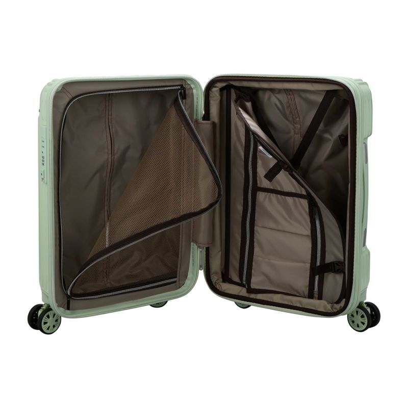 抗菌 拡張 スーツケース 機内持ち込み Sサイズ ジッパータイプ TRIDENT