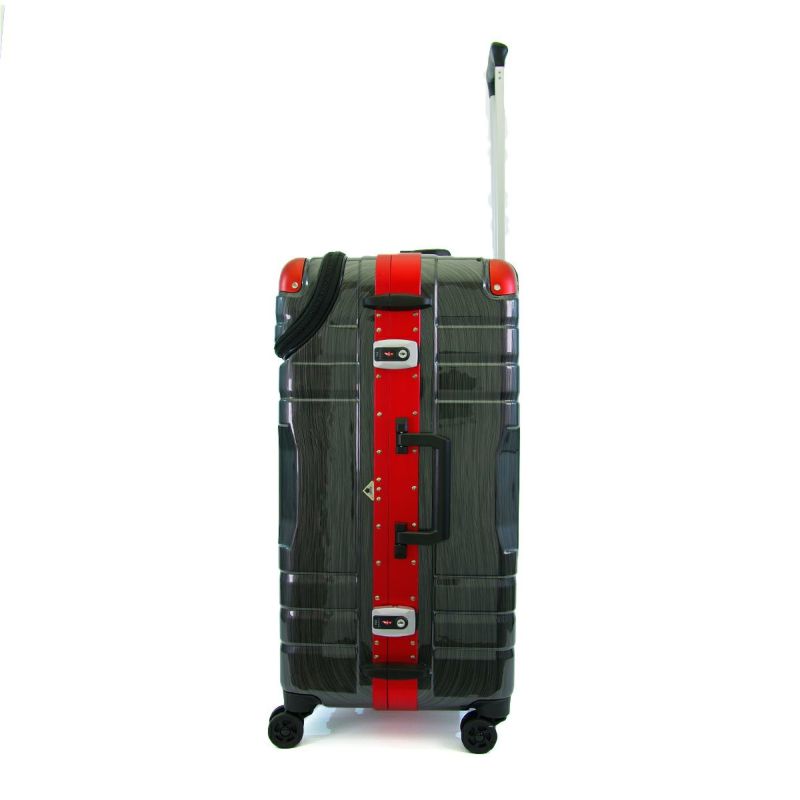 スーツケース 上パカ Lサイズ 四角型 フレームタイプ グリップマスター 