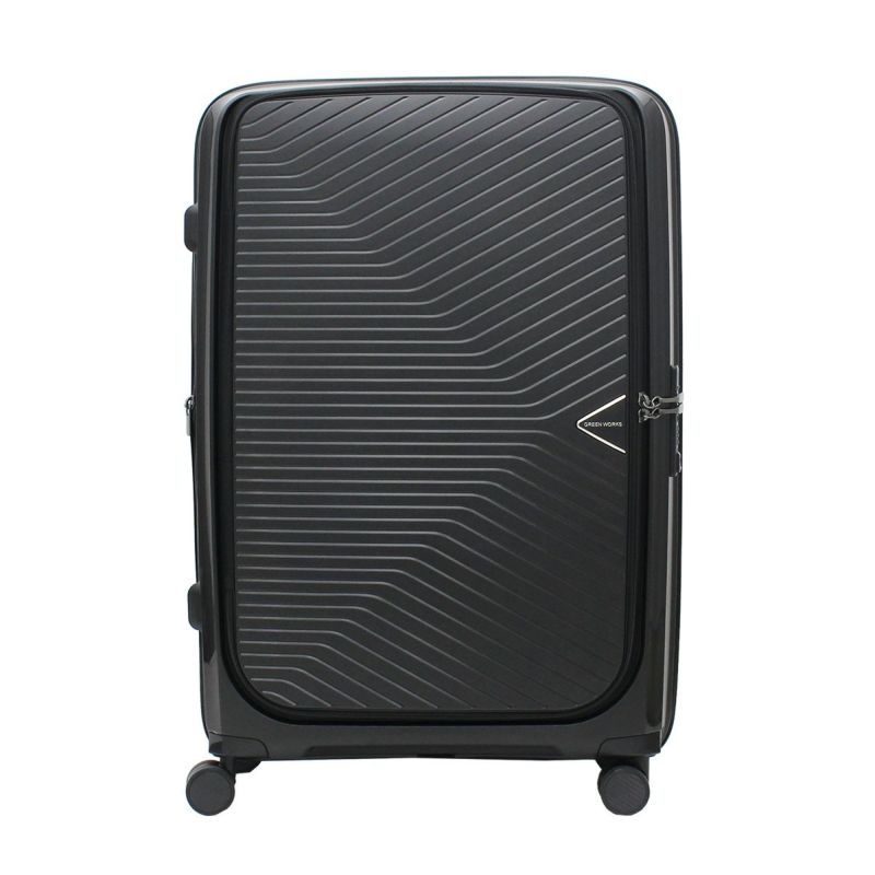 スーツケース Lサイズ ジッパータイプ 横パカ GREEN WORKS GRE2197-70L