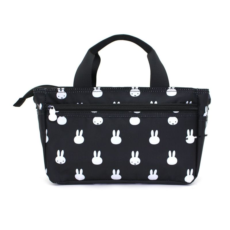 Flower Miffy ショルダーバッグ ミッフィー ブラック アート