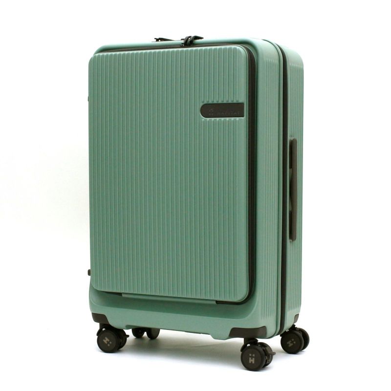 前パカ スーツケース Mサイズ ジッパータイプ ハピタスプラス HPL2281 ...