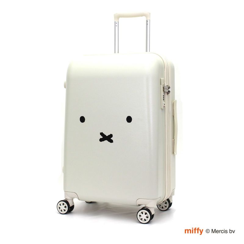 拡張式スーツケース ミッフィー Mサイズ ジッパータイプ HAP2249-57 