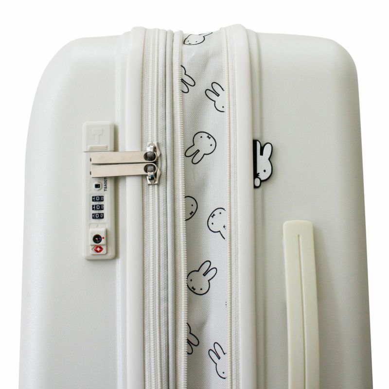 拡張式スーツケース ミッフィー Mサイズ ジッパータイプ HAP2249-57 