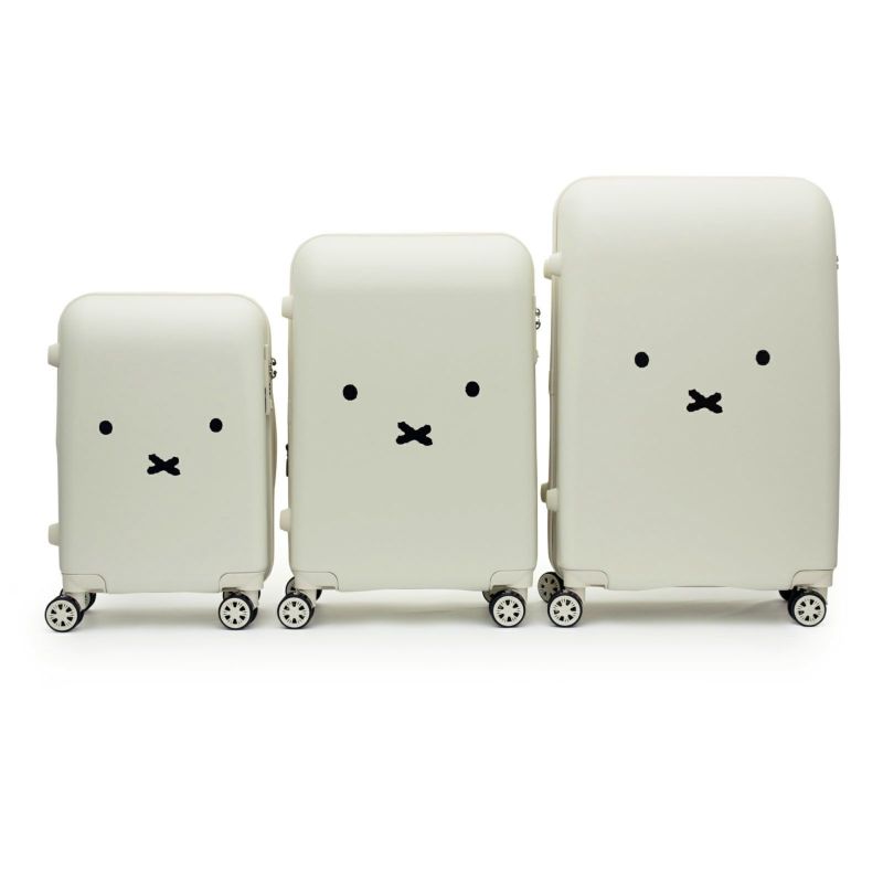 拡張式スーツケース ミッフィー Mサイズ ジッパータイプ HAP2249-57