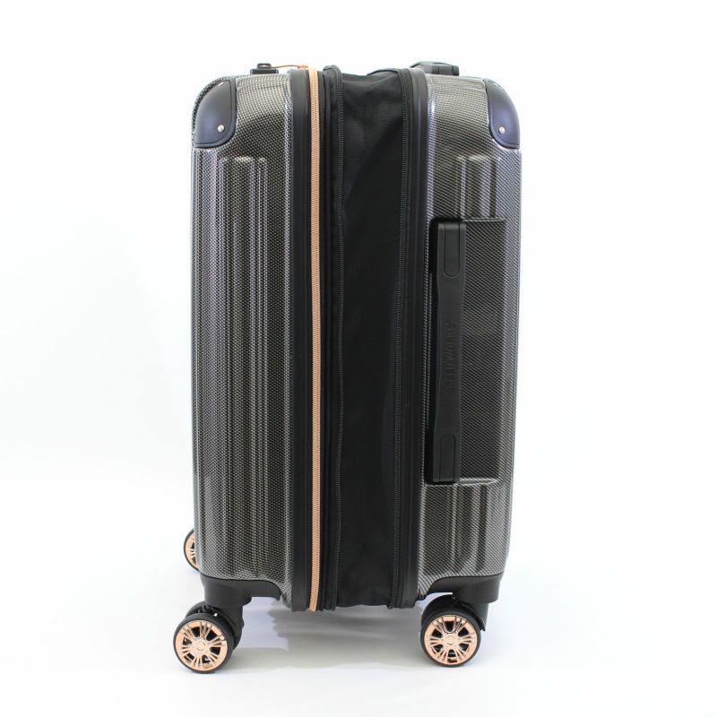 【OUTLET 50％OFF】拡張式スーツケース Mサイズ ジッパータイプ