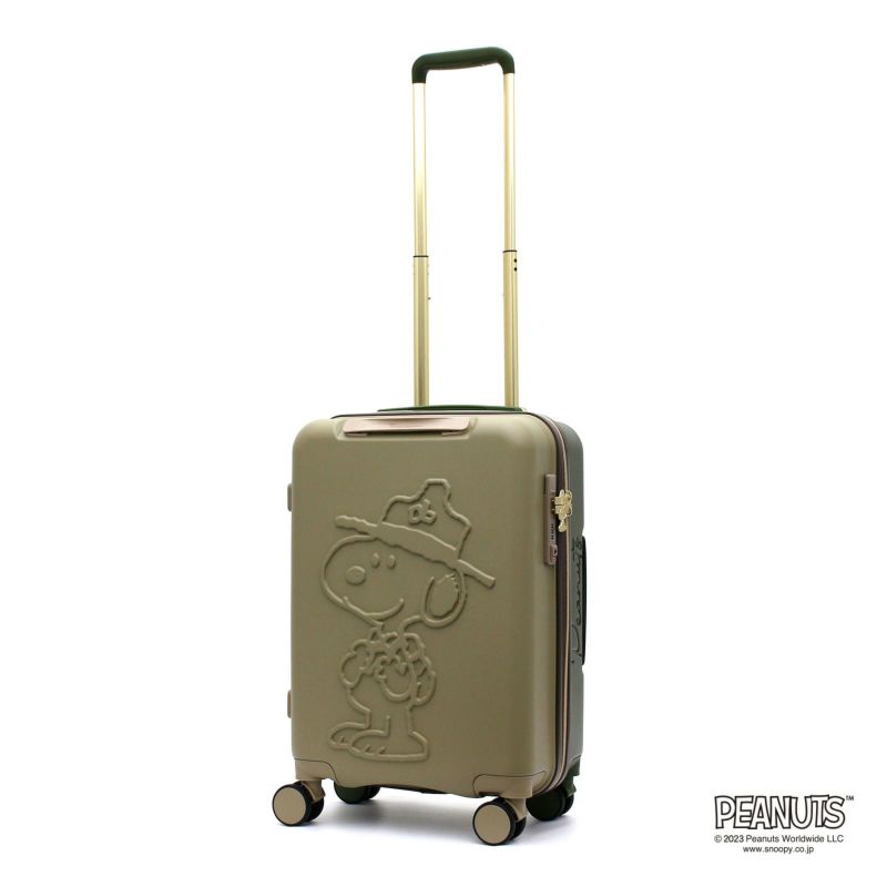 スーツケース スヌーピー Sサイズ ジッパータイプ HAP2285-49