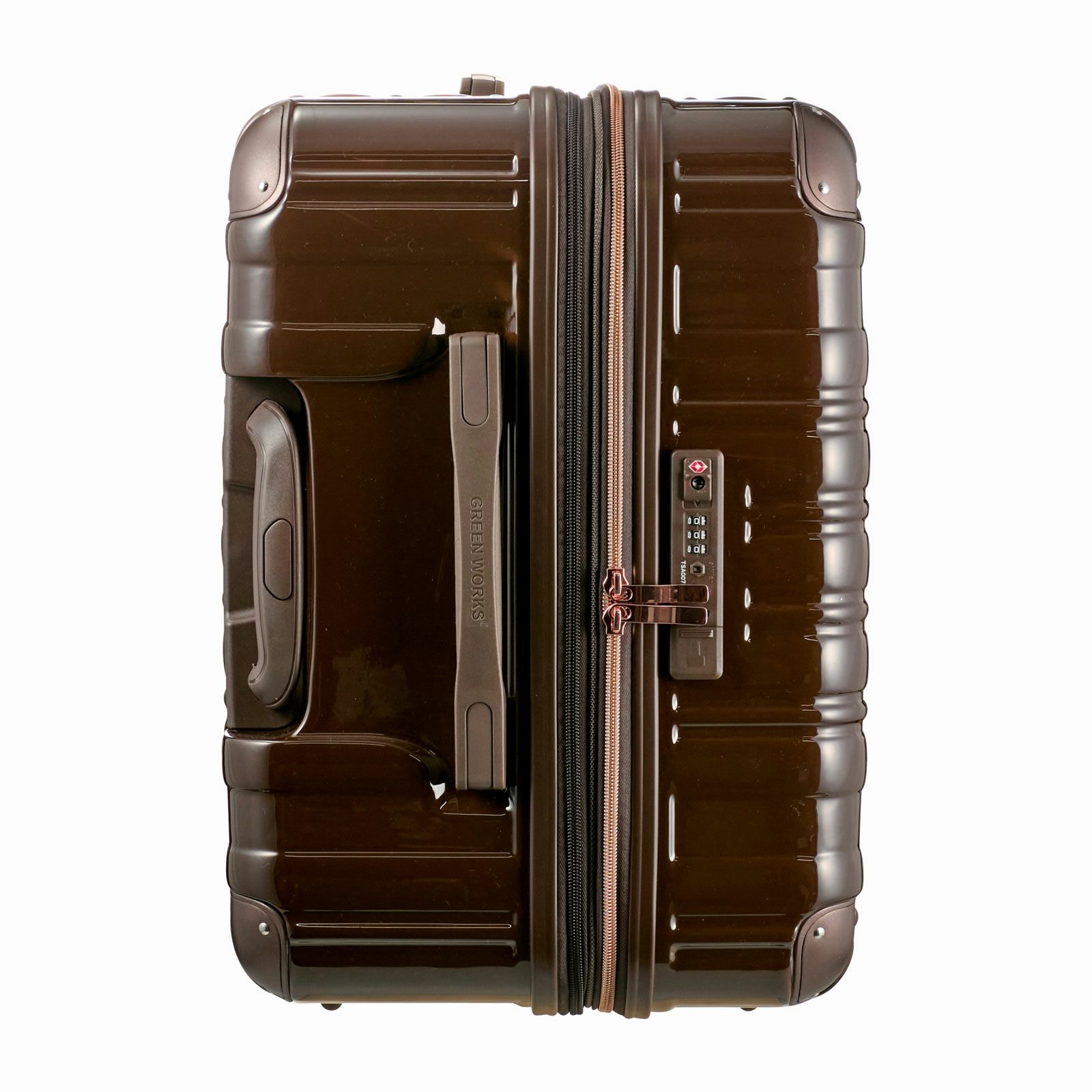 拡張式スーツケース Lサイズ ジッパータイプ GREEN WORKS GRE2253-68