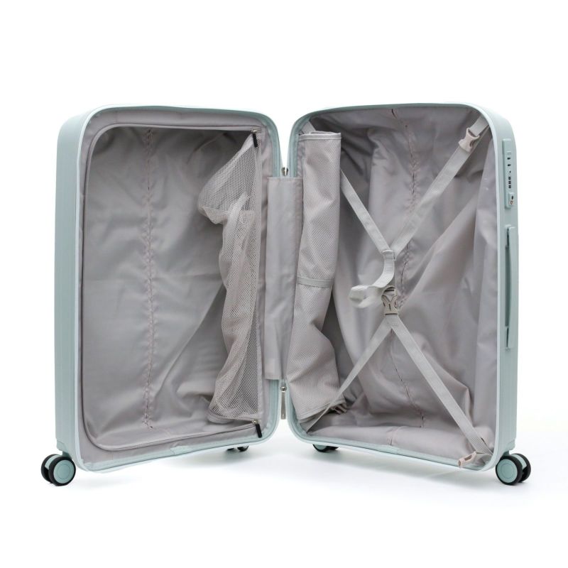 スーツケース 天然素材わら配合 Mサイズ ジッパータイプ GREENWORKS 