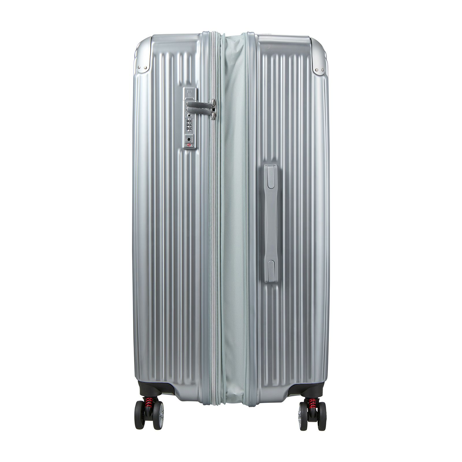 抗菌 拡張スーツケース XLサイズ オーバーサイズ ジッパータイプ