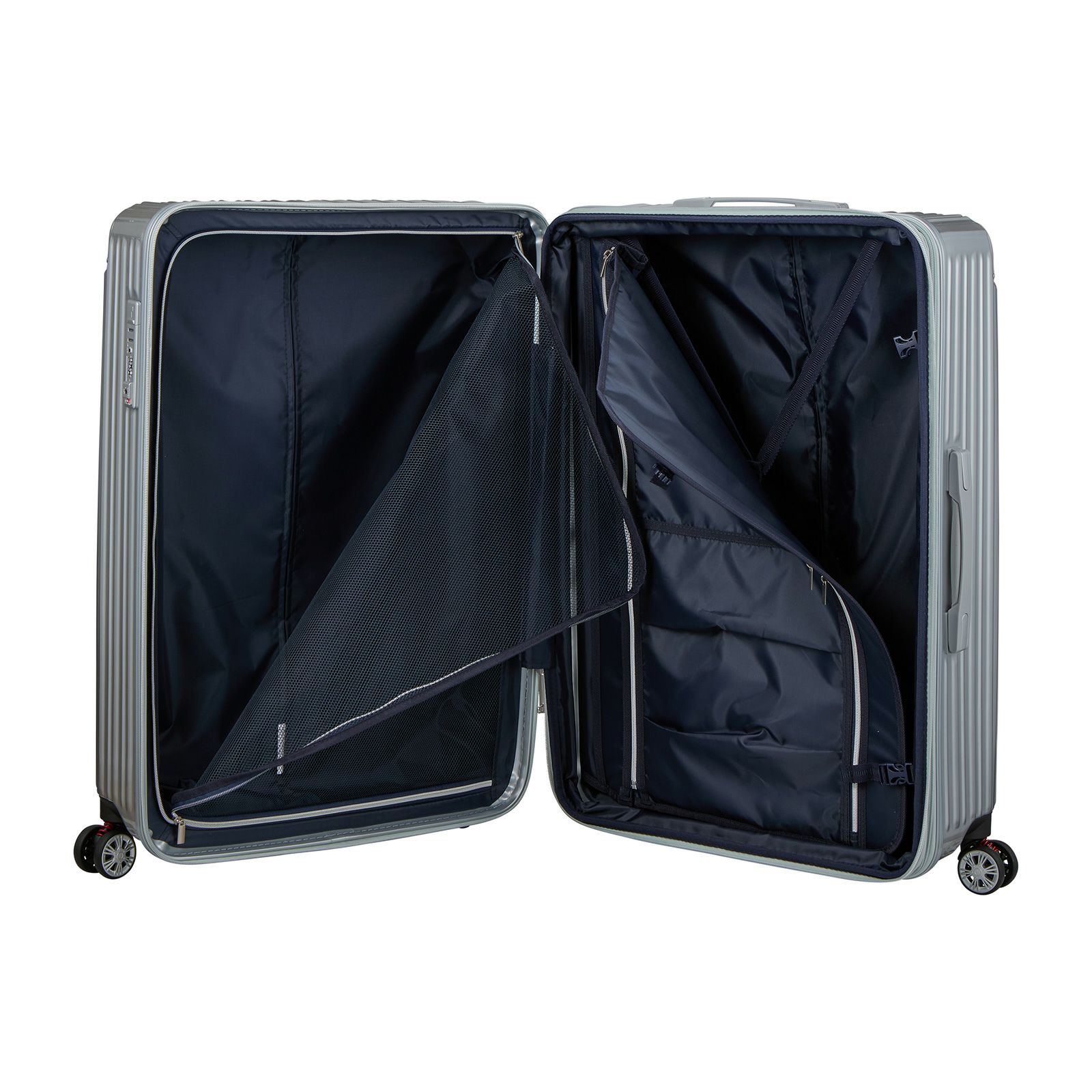 抗菌 拡張スーツケース XLサイズ オーバーサイズ ジッパータイプ