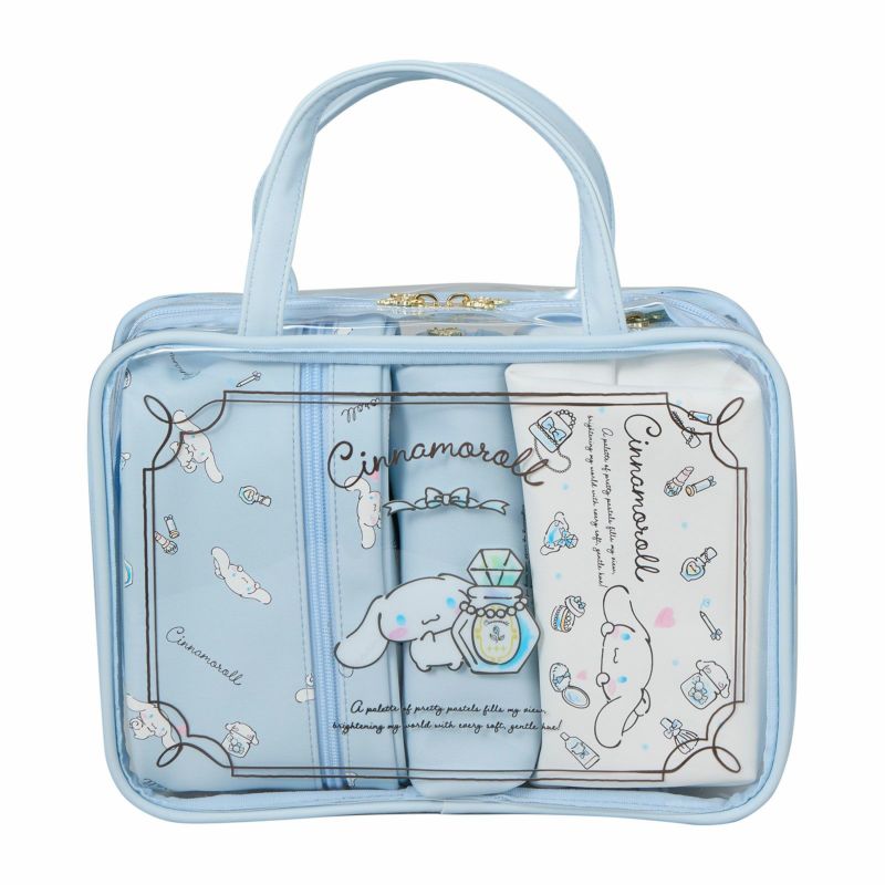 専用　ルームウェア 水色　白　ポーチ Amazon.co.jp: サンリオ(SANRIO) トラベルポーチ2点セット