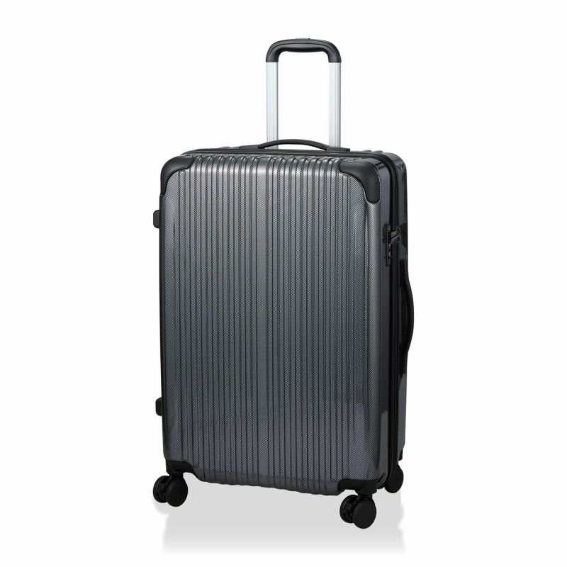 シフレ ESCAPE'S ストッパー付キャスター　ソフトスーツケース　LLサイズ 拡張式ジッパースーツケース カップホルダー付き Lサイズ