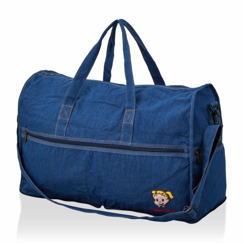 折りたたみ ボストンバッグ デニム Lサイズ オサムグッズ ハピタス