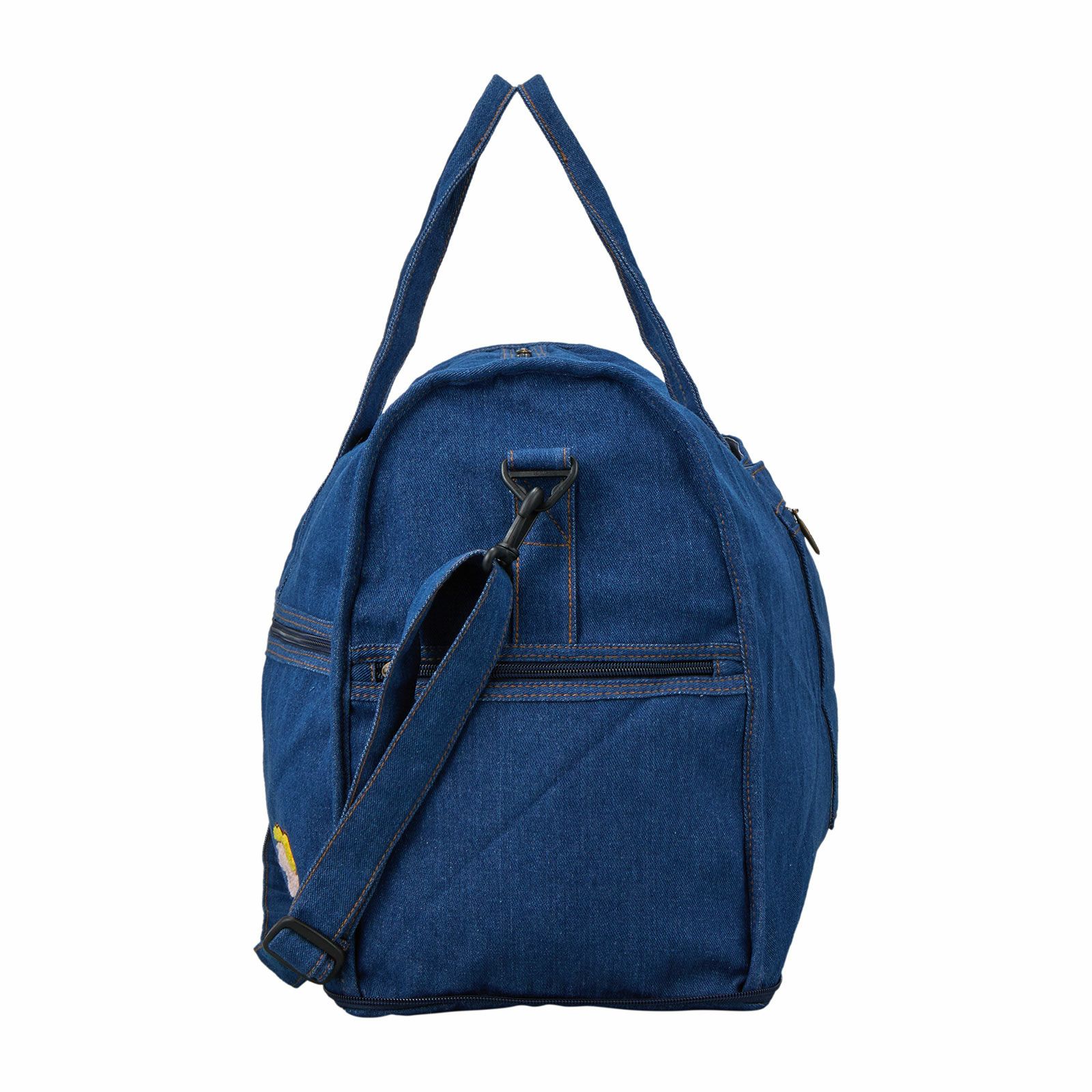 Tornado Mart デニム PUライダーボストンバッグ　ネイビー 折りたたみ ボストンバッグ デニム Lサイズ オサムグッズ ハピタス