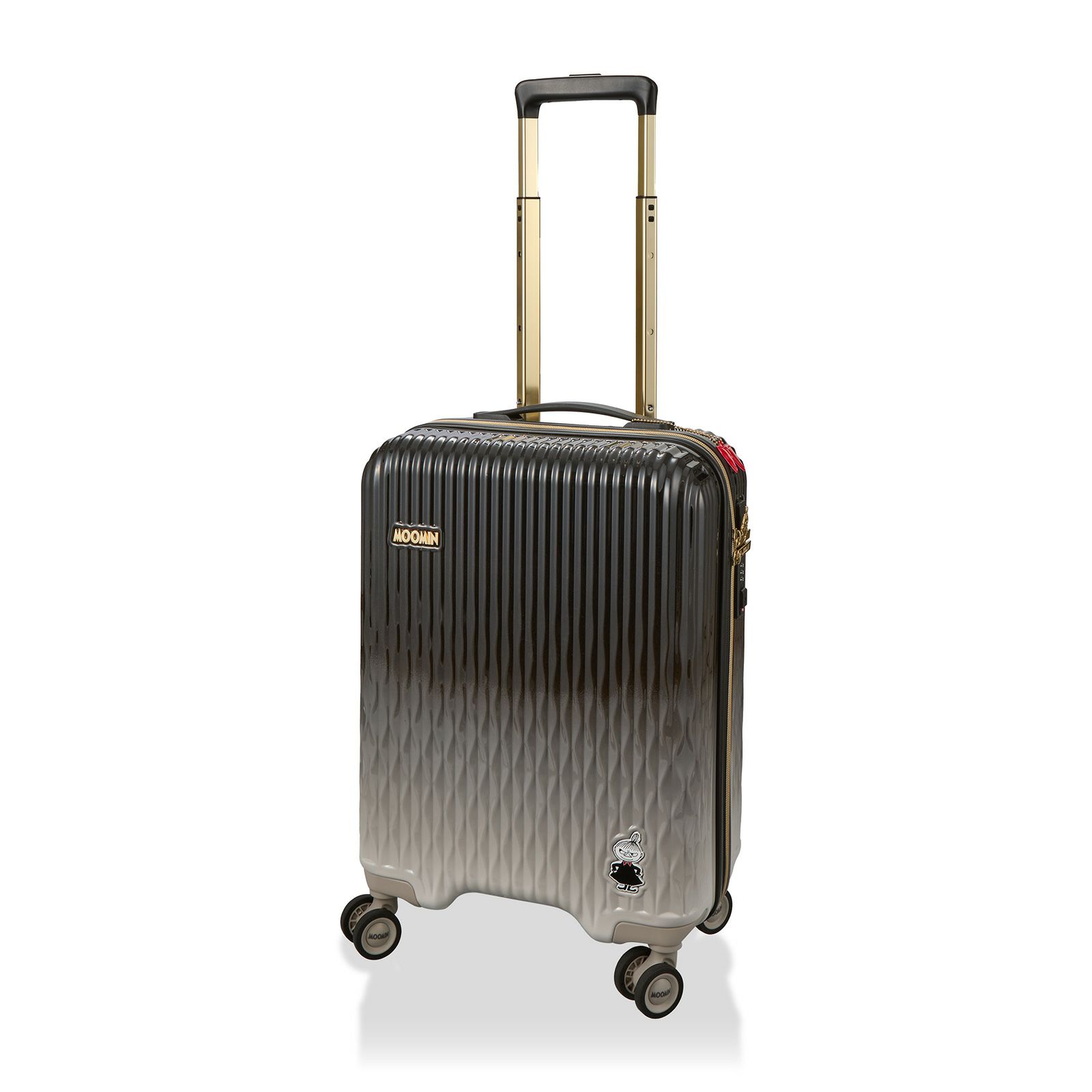 スーツケース ムーミン モノトーン リトルミイ Sサイズ ジッパータイプ