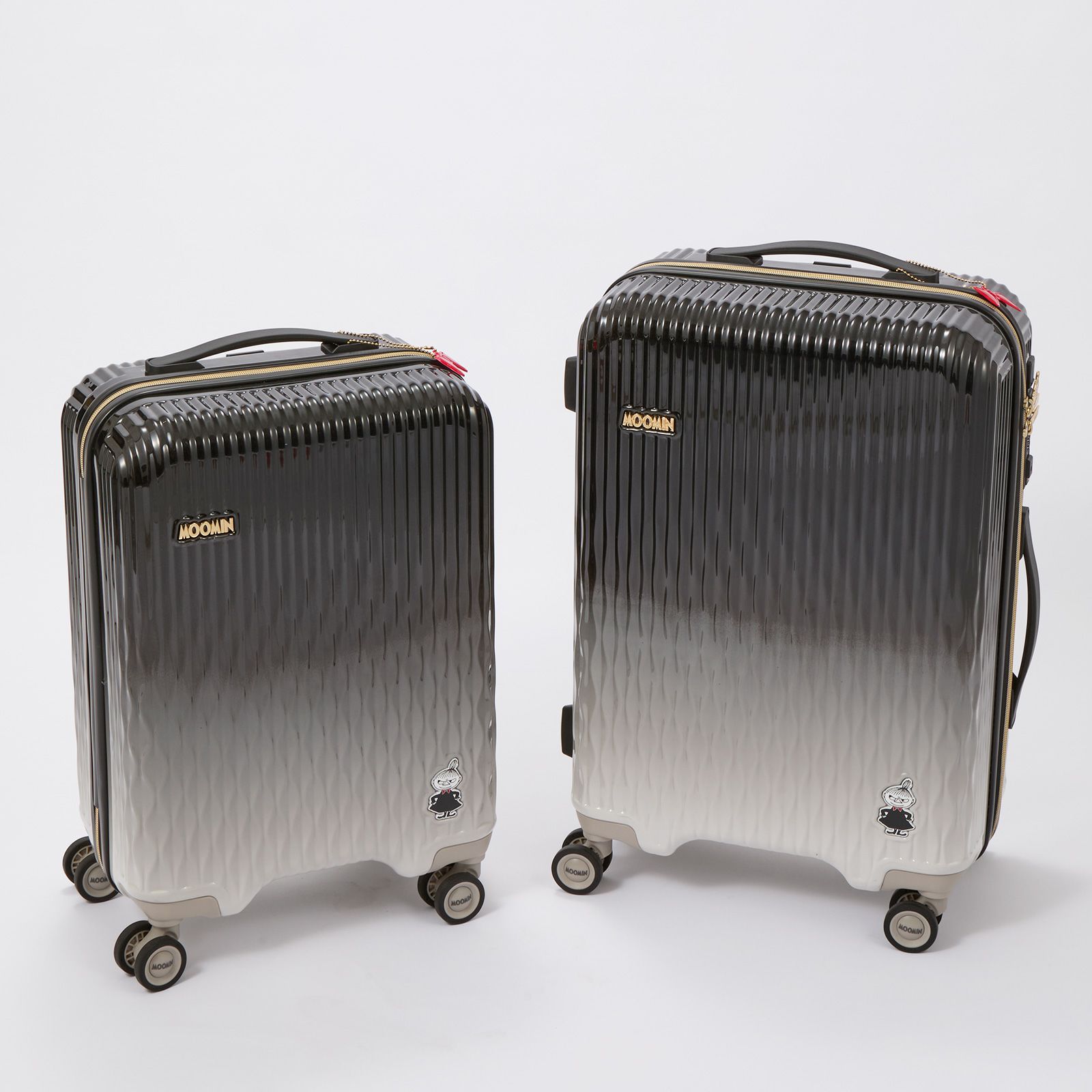 スーツケース ムーミン モノトーン リトルミイ Sサイズ ジッパータイプ