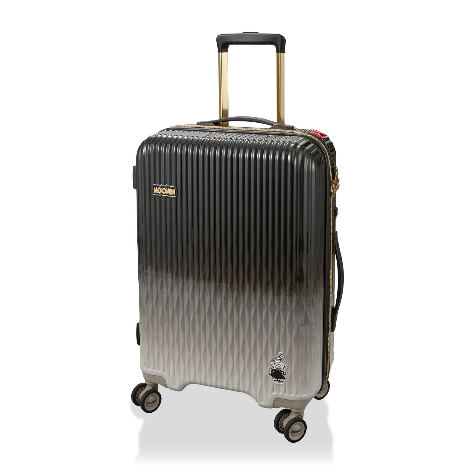 スーツケース ムーミン モノトーン リトルミイ Mサイズ ジッパータイプ