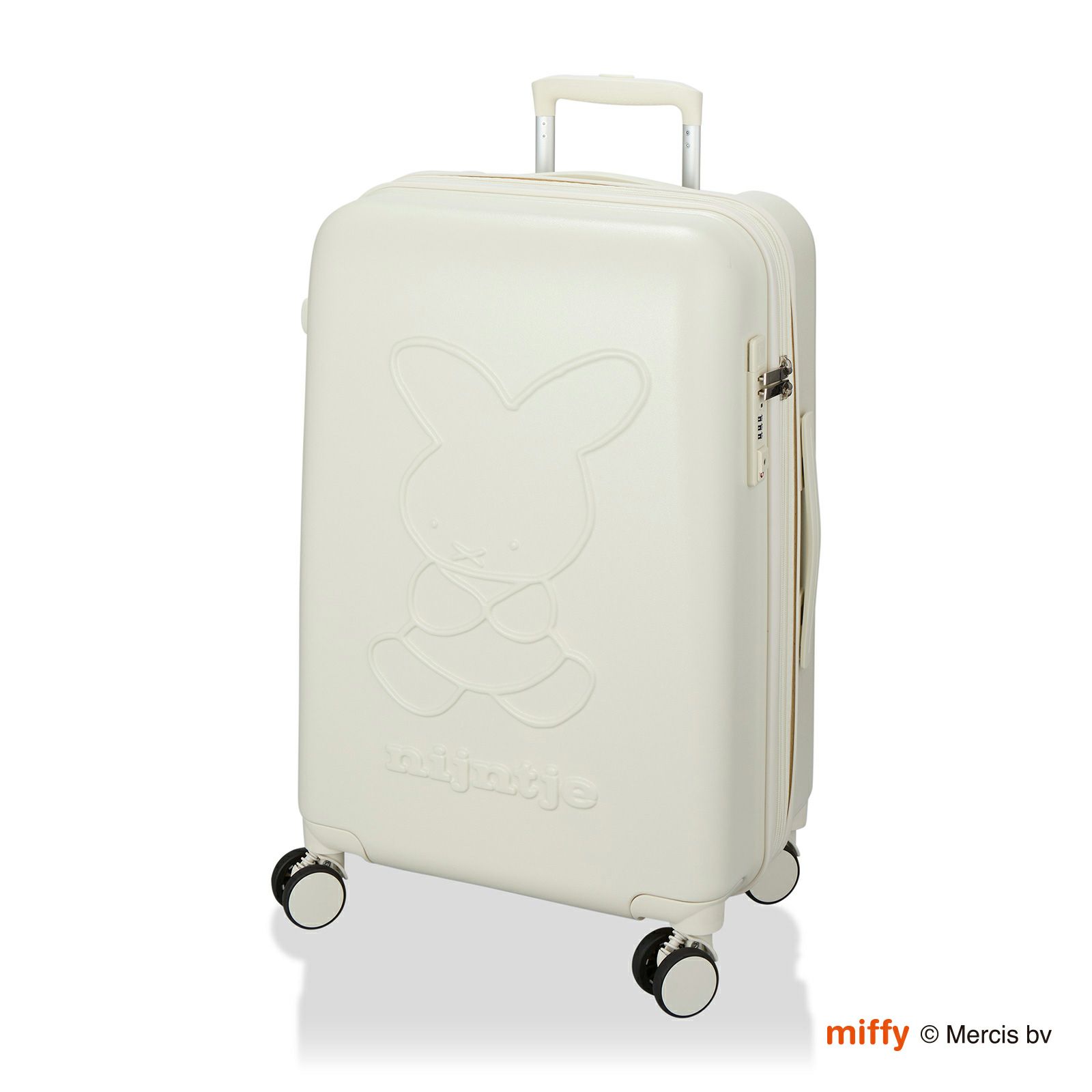 スーツケース ミッフィー70周年 Mサイズ 容量拡張式 ジッパータイプ