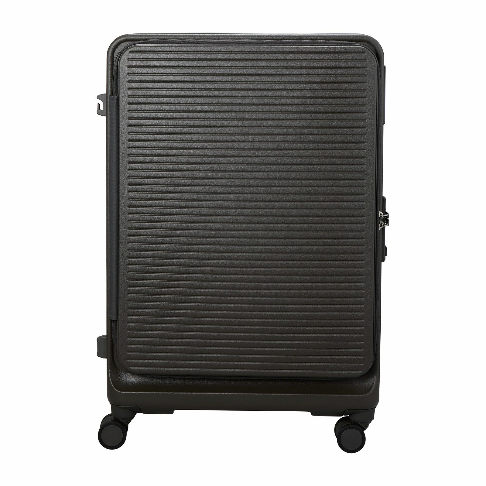 スーツケース Lサイズ ジッパータイプ RPET新素材 前パカ