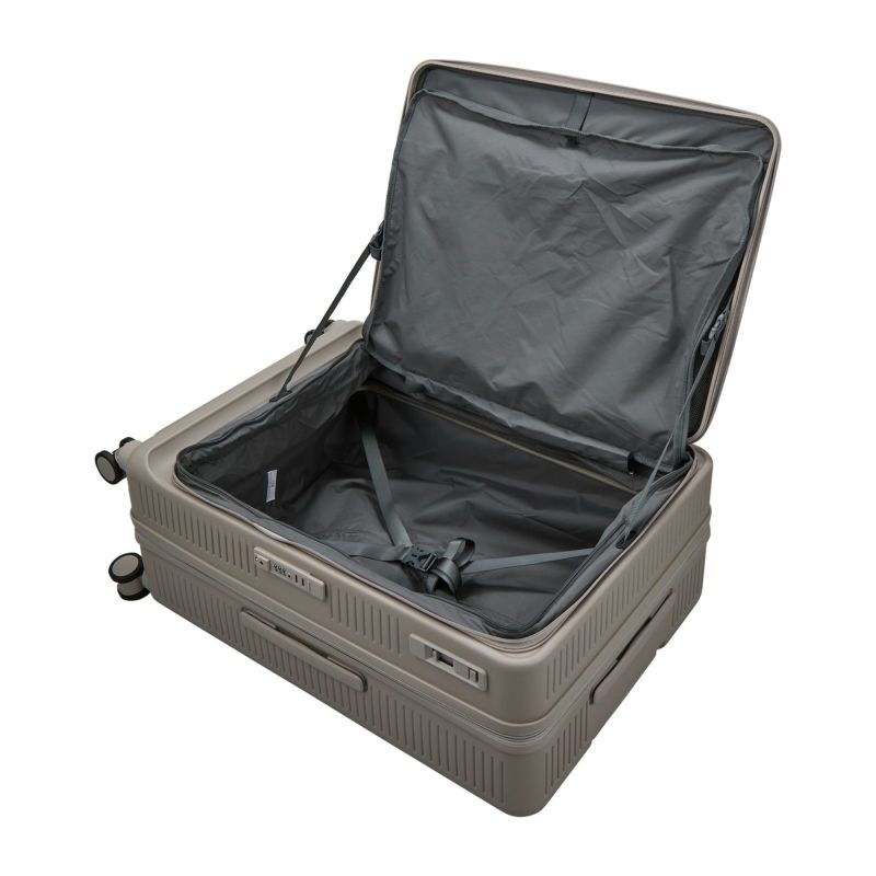 スーツケース Lサイズ ジッパータイプ RPET新素材 前パカ